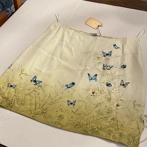 Vintage Tommy Bahama Low Rise Butterfly Skirt